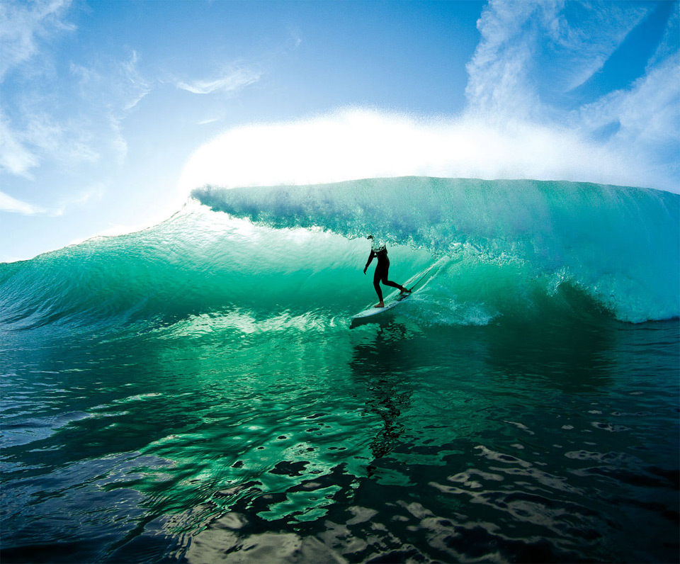 crystal water surfing