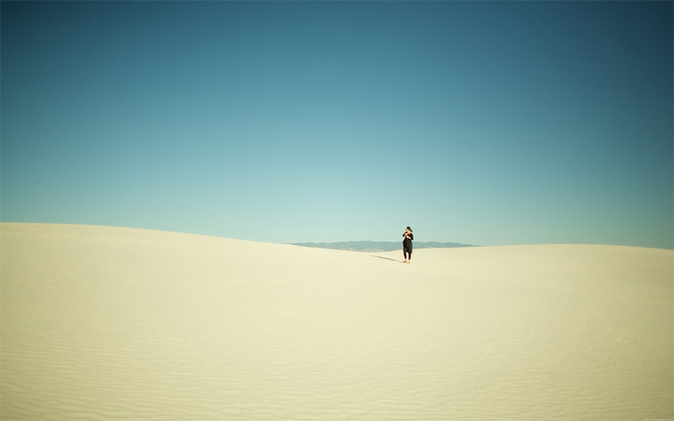 a walk in the desert