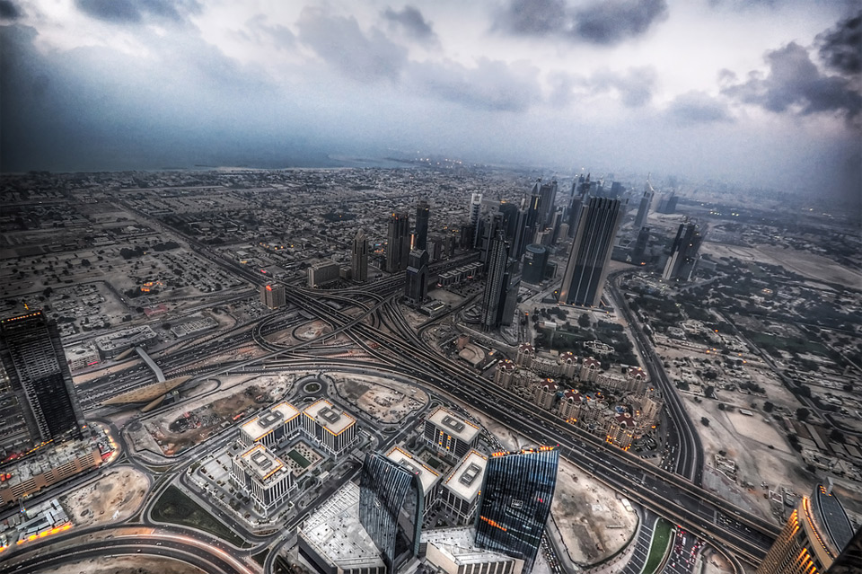 dubai from above