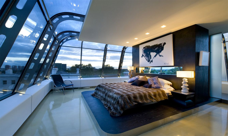 penthouse bedroom london