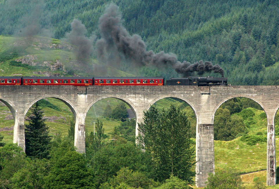 the harry potter train, scotland