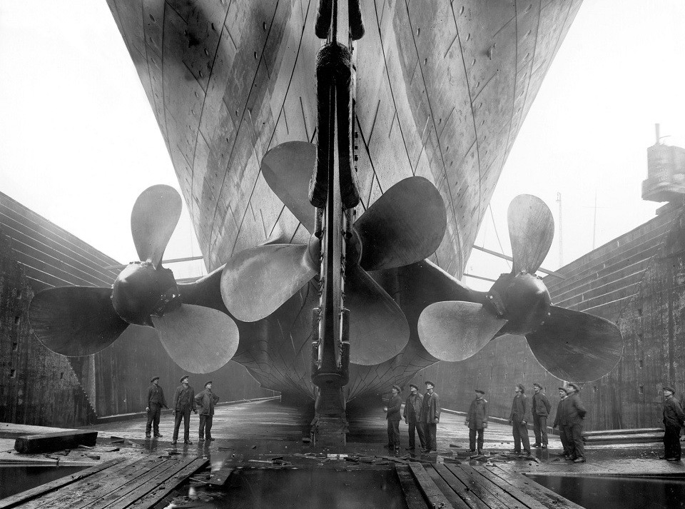 titanic`s propellers