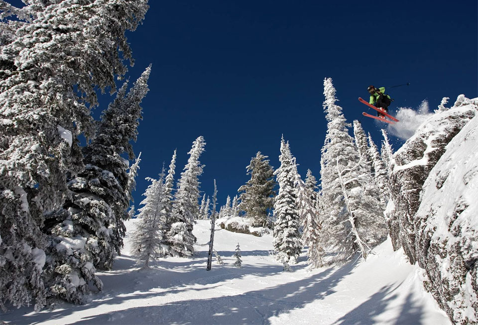 awesome ski jump