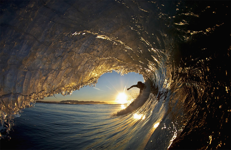 inside a wave