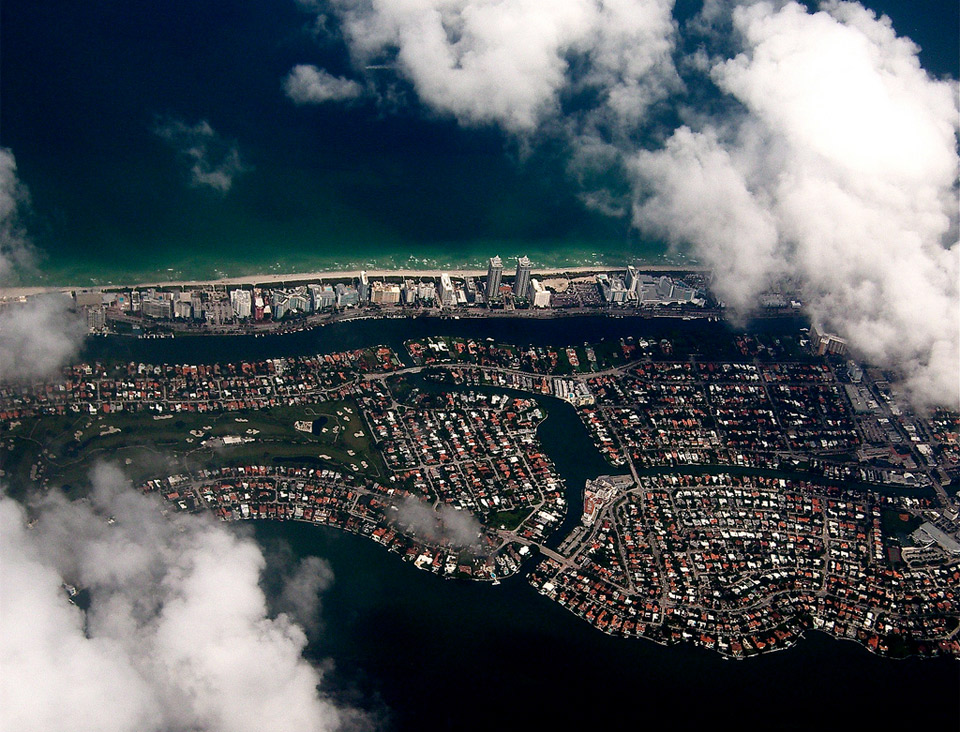 miami from above