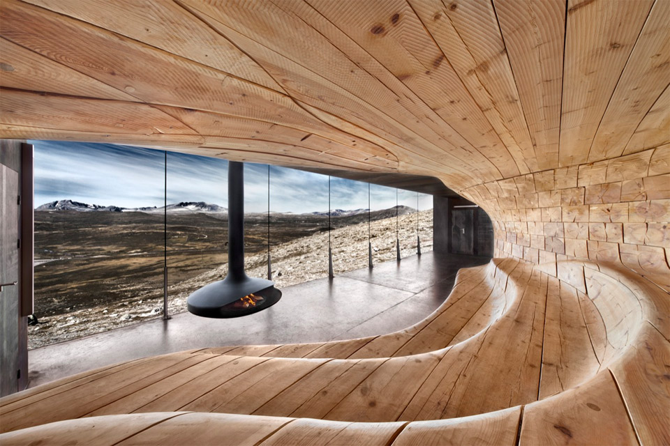 scandinavian modern sauna
