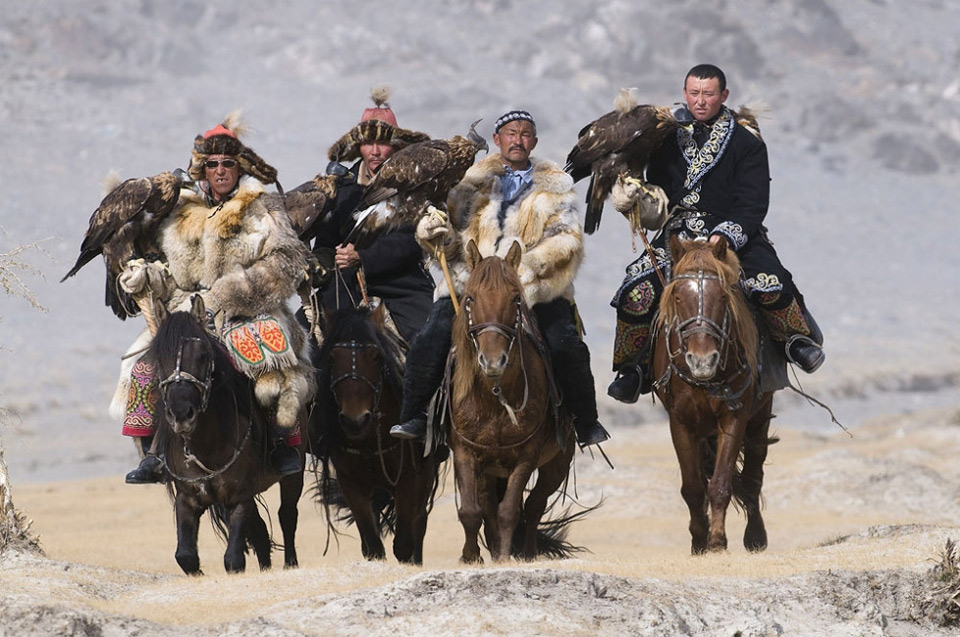 hunting with eagles in mongolia
