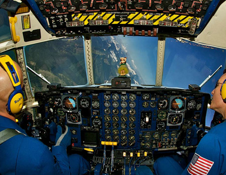 u.s. marine pilots perform a bank over glacier national park
