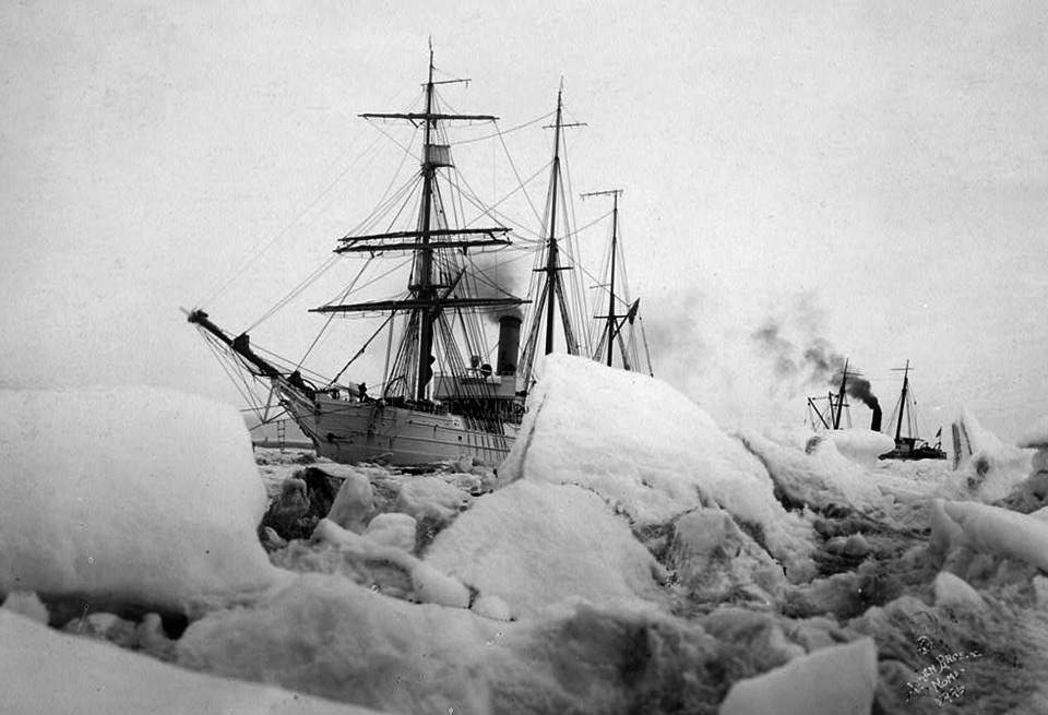 ships bear and s.s. corwin, alaska, 1900