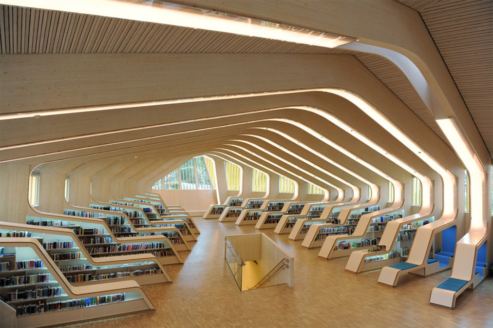 vennesla library, norway