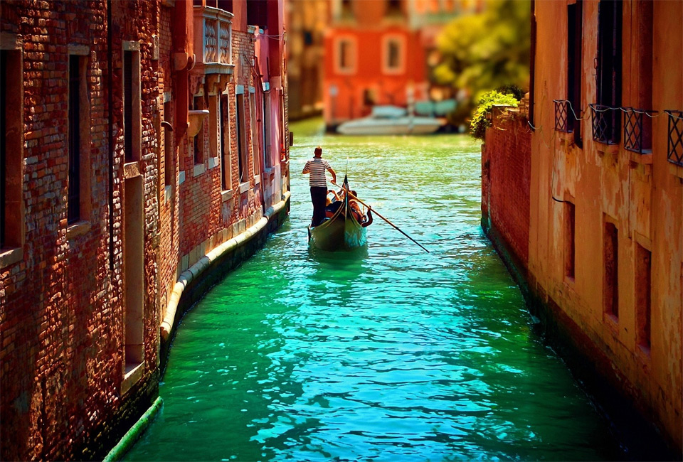 canals of venice, italy