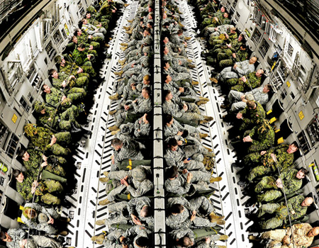 paratroopers ready to jump