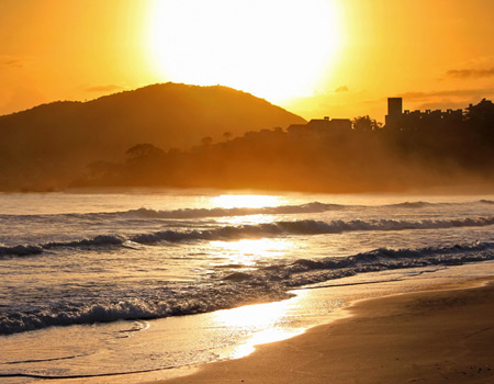 sunrise bonbinhas beach brazil
