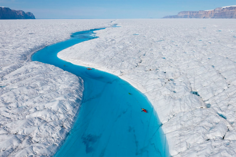 blue river of greenland
