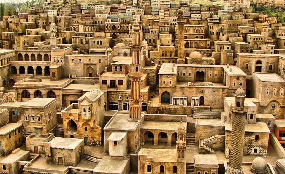 stone houses, yemen