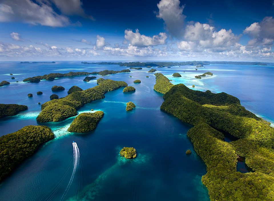 rock islands of palau