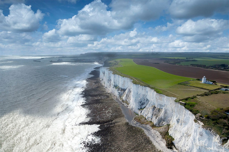 white cliffs of dover, england