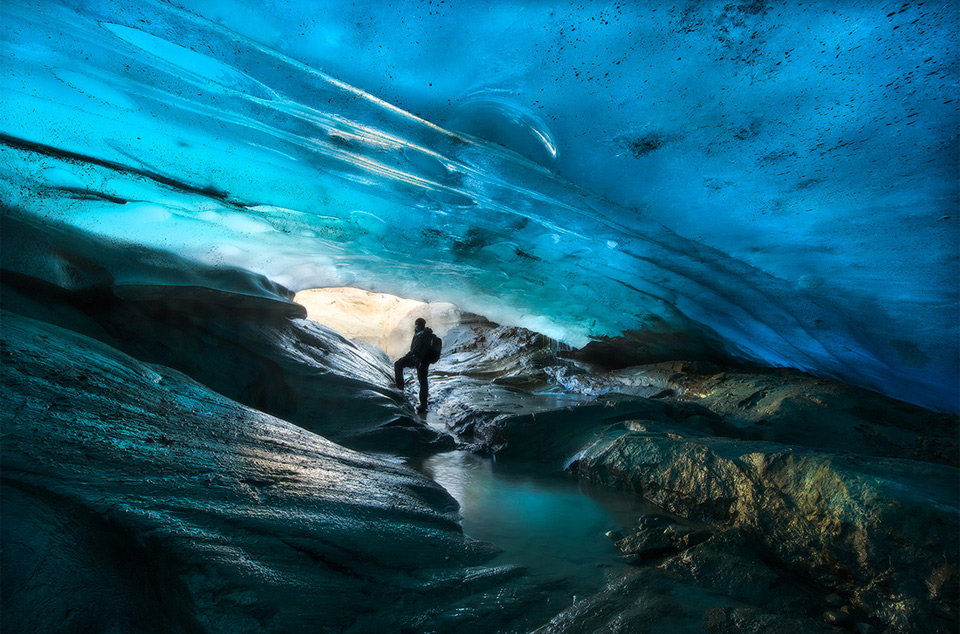 patagonian glacier ice cave