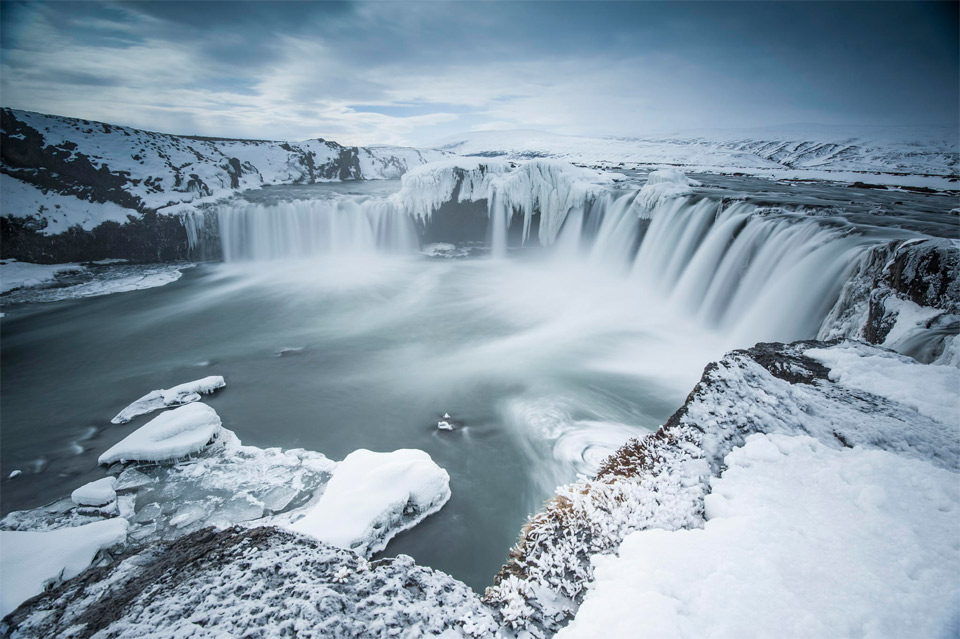 godafoss, waterfall of the gods, iceland