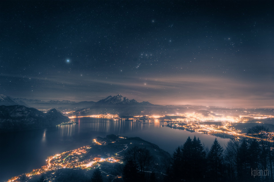 lake lucerne and orion, switzerland