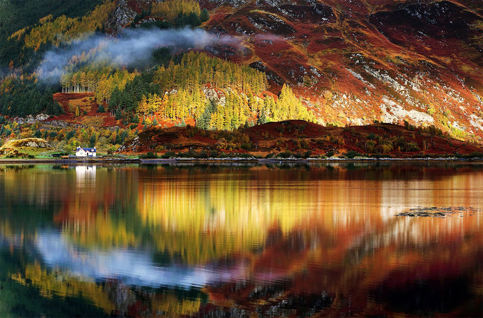 autumn in the scottish highlands