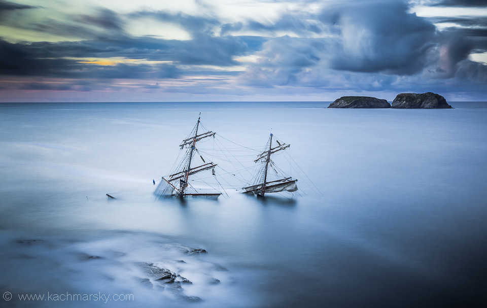 the wreck of a tall ship “astrid”