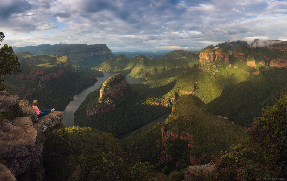 a stunning view on blyde river canyon, south africa