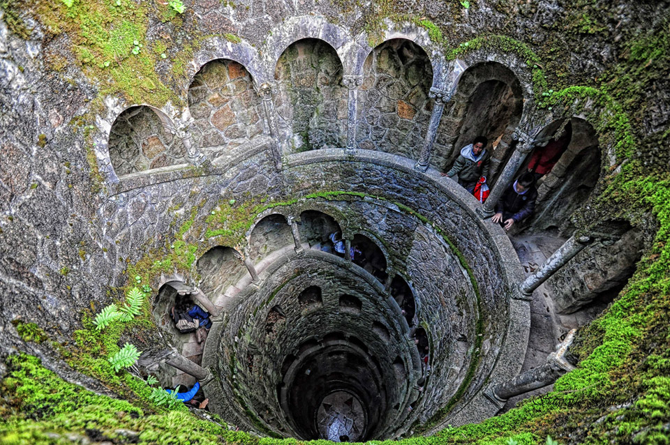 the inverted tower, sintra, portugal
