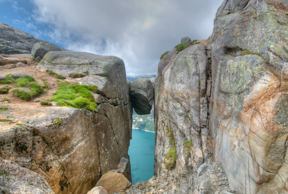 A Rock In The Kjerag Mountain, Norway