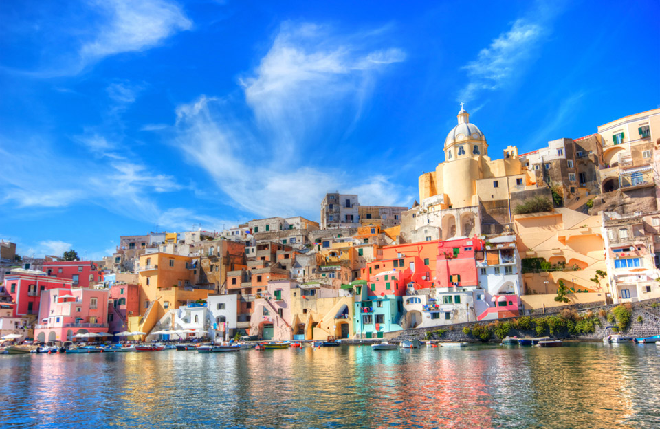 Colorful Procida, Naples Province, Italy