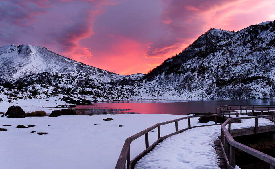 Pure Pink Morning In The French Pyrénées