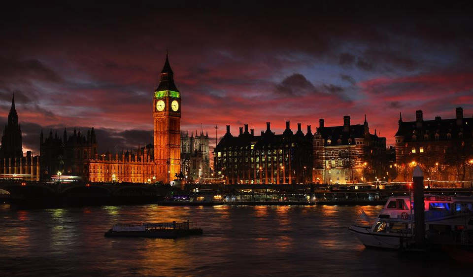 London Glowing At Twilight