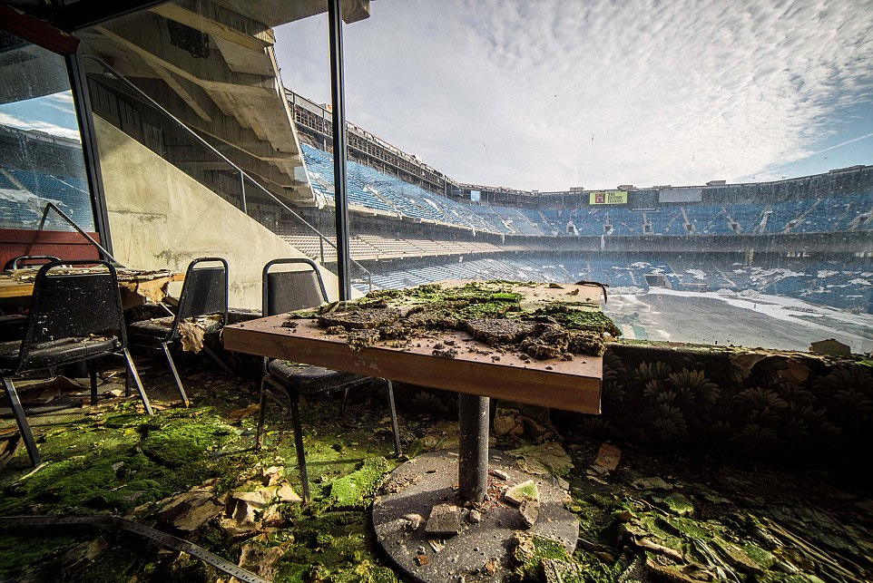 Abandoned Silverdome Stadium, Detroit