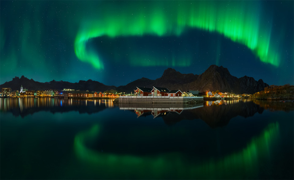 Northern Lights Over Lofoten, Norway