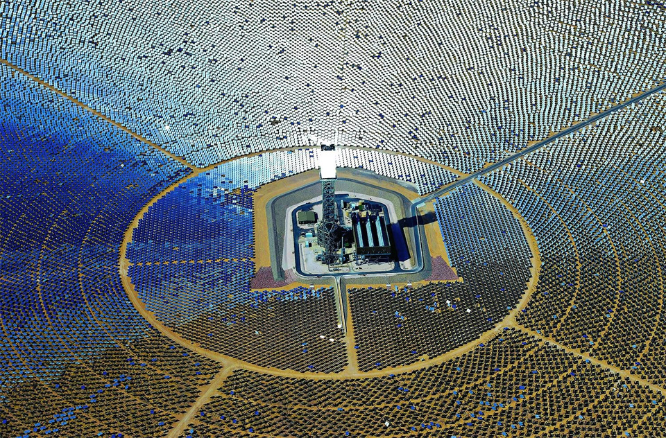 The World’s Largest Solar Plant, Mojave Desert