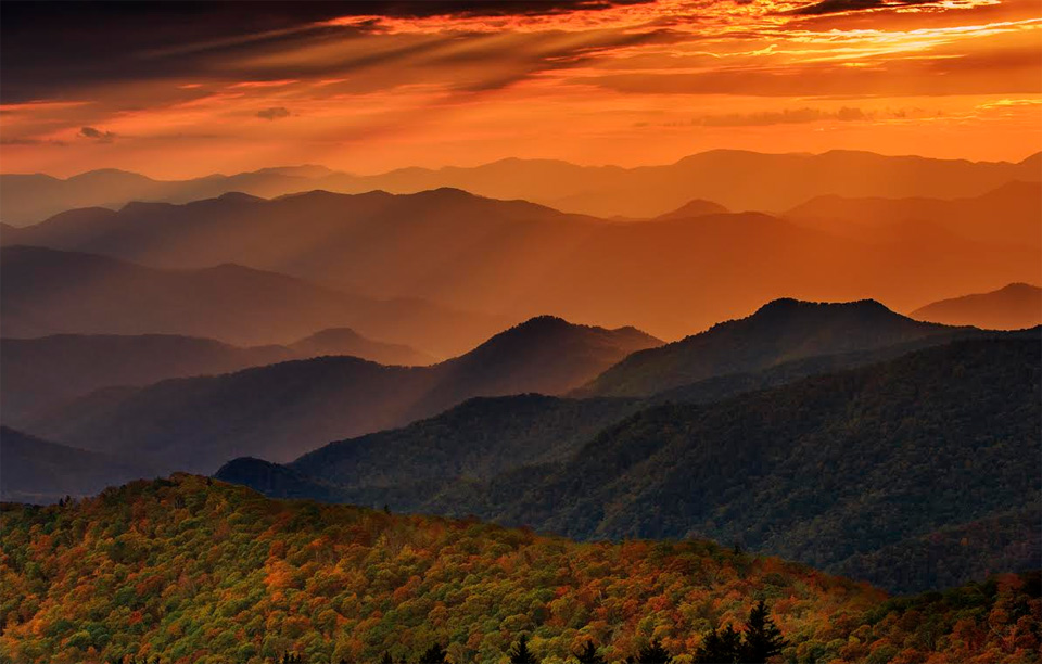 Cowee Mountain Overlook, North Carolina