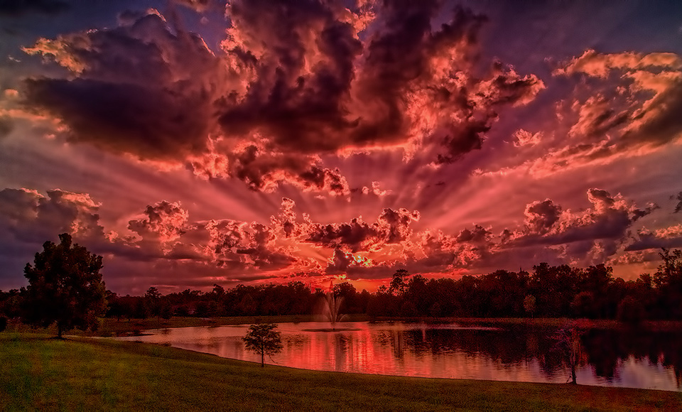 Red Sunset, Florida