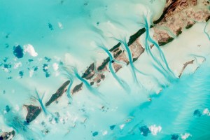 Aerial View Of Bahamas From Space