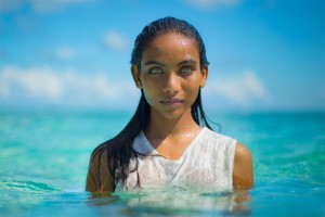 Maldivian Girl With Beautiful Eyes