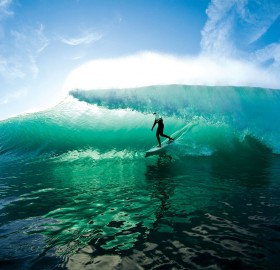 crystal water surfing