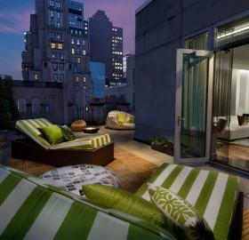 elegant rooftop room new york