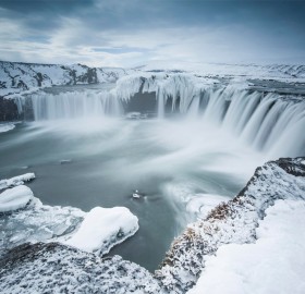 godafoss, waterfall of the gods, iceland