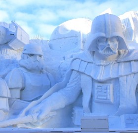 Star Wars Snow Sculpture, Japan
