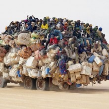 a little bit crowded transport