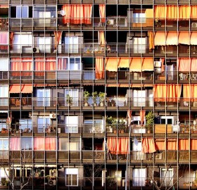 barcelona flats, 2d facade