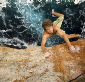 chris sharma, breathtaking rock climbing