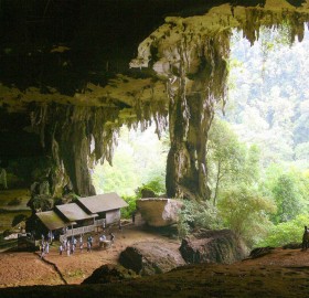 houses in a cave