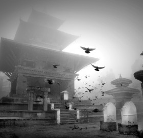temple in the sky