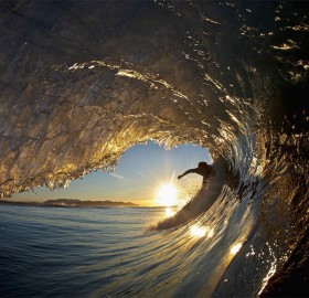 inside a wave
