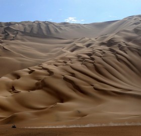 the dunes in peru